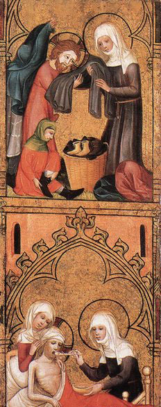 St Elizabeth Clothes the Poor and Tends the Sicks